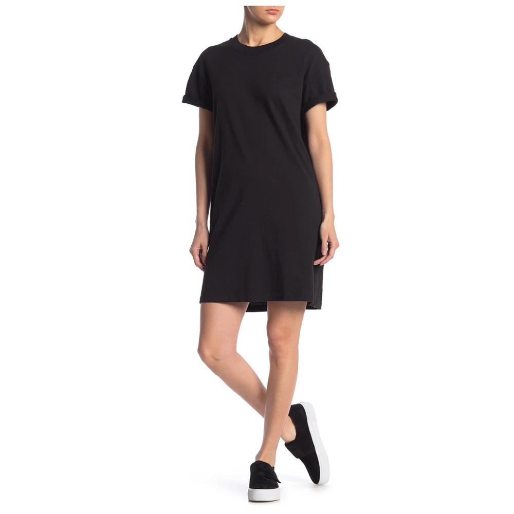 Madewell True Black Tina T-Shirt Dress, XS